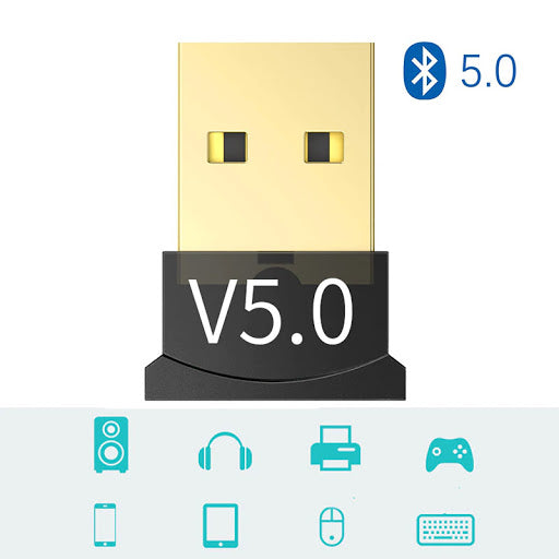 USB Bluetooth 5.0 Bluetooth Adapter Receiver 5.0 Bluetooth Dongle 5.0 Adapter for PC Laptop 5.0 BT Transmitter