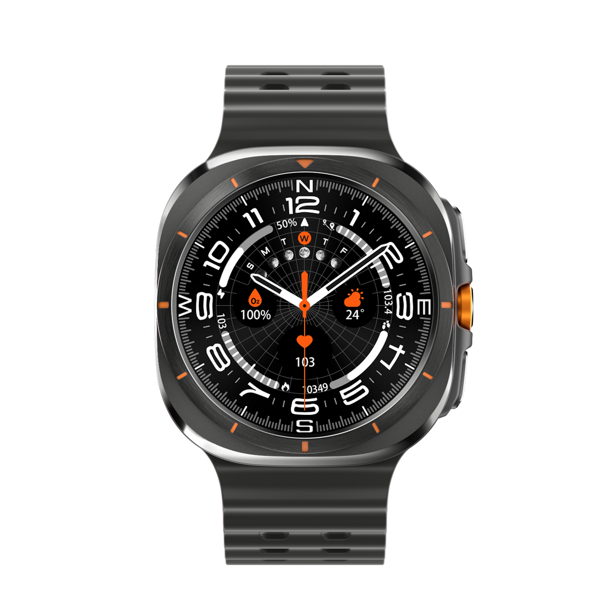 Js Watch7 Ultra 1.43 Amoled Display Waterproof Ip68 Smart Watch With Fitcloudpro App Black