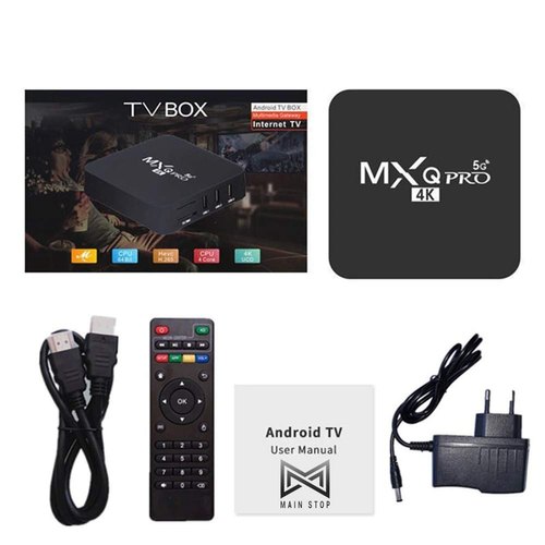 MXQ PRO 4K TV BOX Android 10.0 4K HDR Ultra-HD Video 2.4G 5G WiFi 4gb+64gb