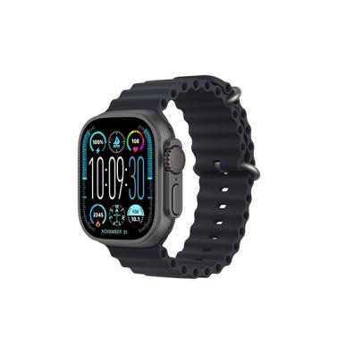 Hk10 Ultra-a Smartwatch 2.02 Inches Large Screen With Wearfit Pro App 2 Straps Black