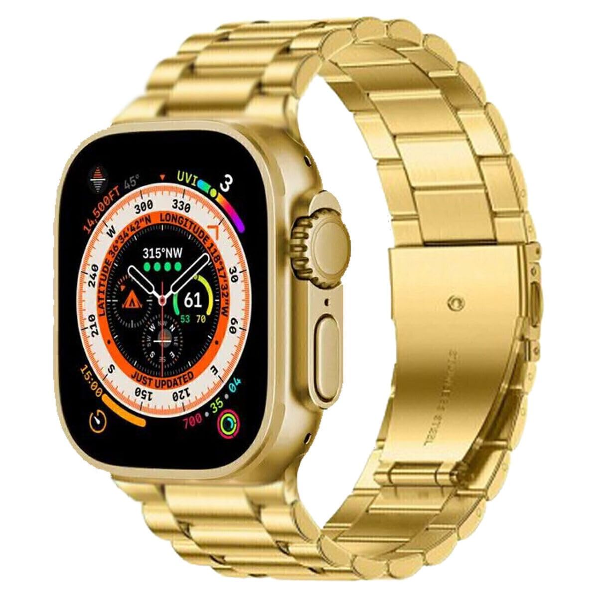 New G9 Ultra Pro Gold Color Edition Series 9 Smart Watch With Qdfit Pro App