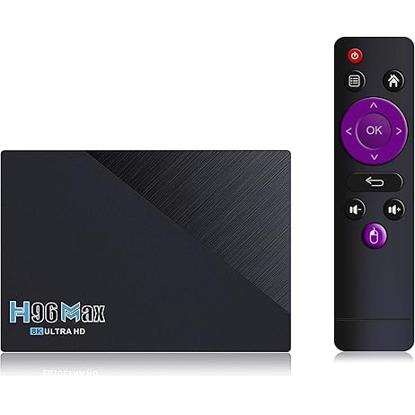 H96 MAX Smart Android Box 8gb+64gb Quad Core 4k Ulta Hd 11.0v