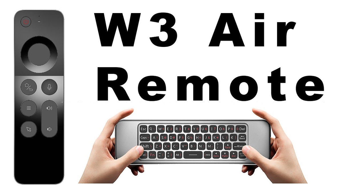 WeChip W3 Air Mouse 4-in-1 W3 Voice Remote 2.4g Wireless Remote Control for Nvidia Shield/Android Tv Box/PC/Projector/HTPC/All-in-one PC