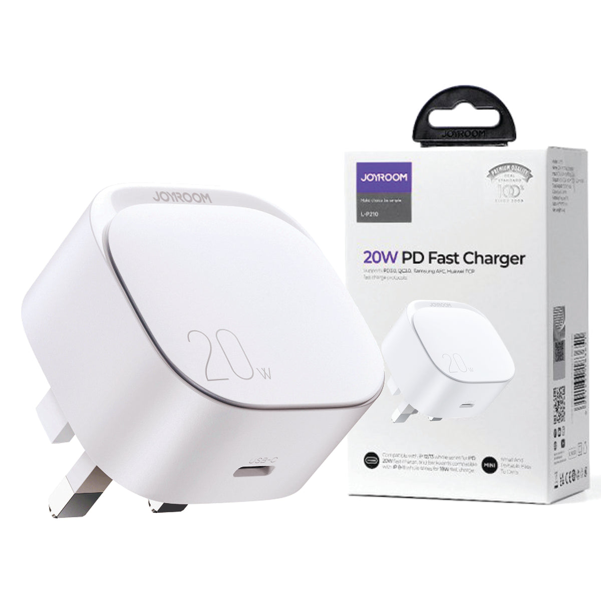 JOYROOM L-P210 20W PD FAST CHARGER UK PIN