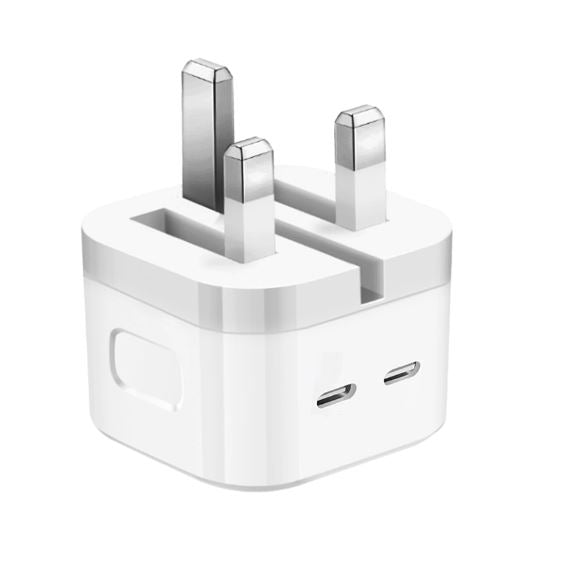IPHONE 15 PRO MAX 3 PIN (UK PIN) 35W USB-C POWER ADAPTER WITH USB-C TO C CABLE