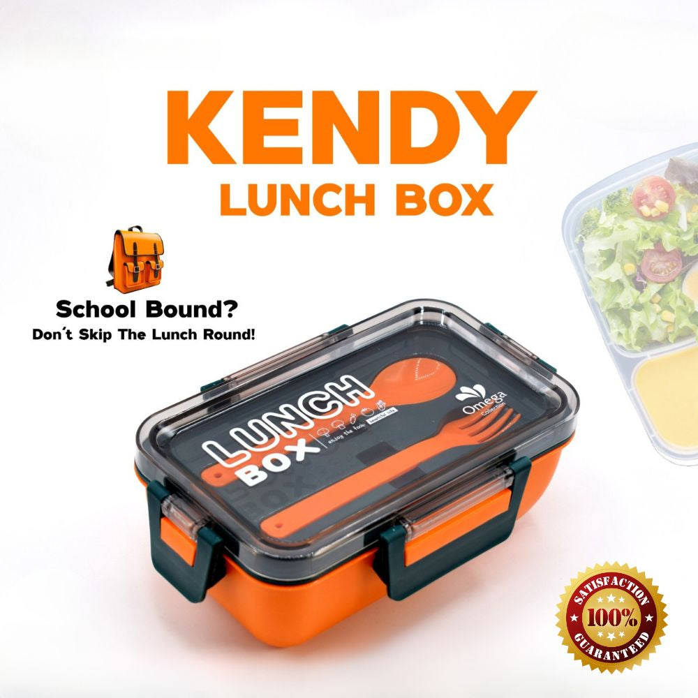 Kids Lunch Box with Spoon & Fork – Leak-Proof & BPA-Free Food Storage Container – Durable Kids Lunch Box with Multi-Compartments for School, Picnic & Outdoor Use – Premium Kids Lunch Box for Fresh Meals