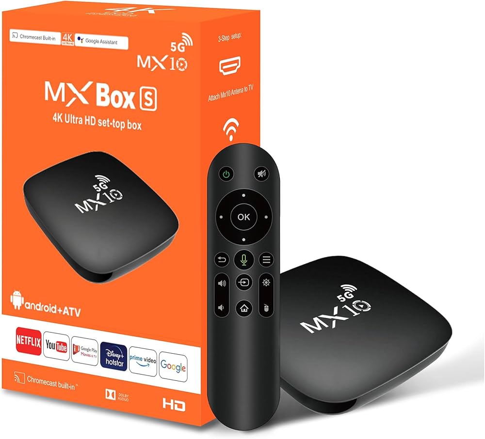 MX10 Box S Android TV 11.0 Version 1+8GB