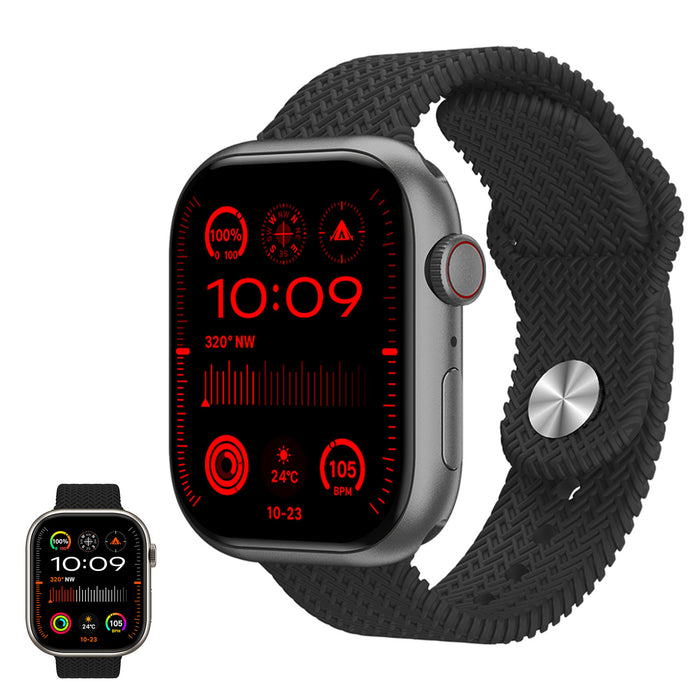 Hk9 Pro+ Series 9 Amoled Screen Ai Watch Face Smart Watch With Wearfit Pro App Black | Hk9 Pro+ Series 9 Amoled Screen Ai Watch Face Smart Watch With Wearfit Pro App White