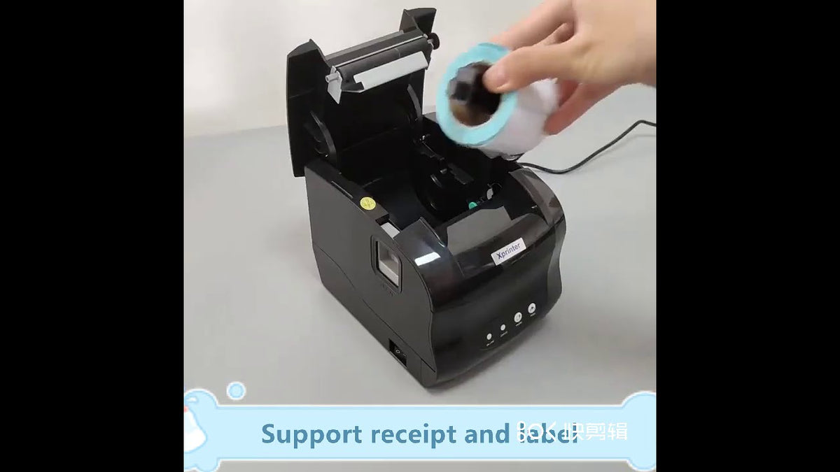 XPrinter XP-365B 3 Inch Label Printer with USB+LAN Interfac