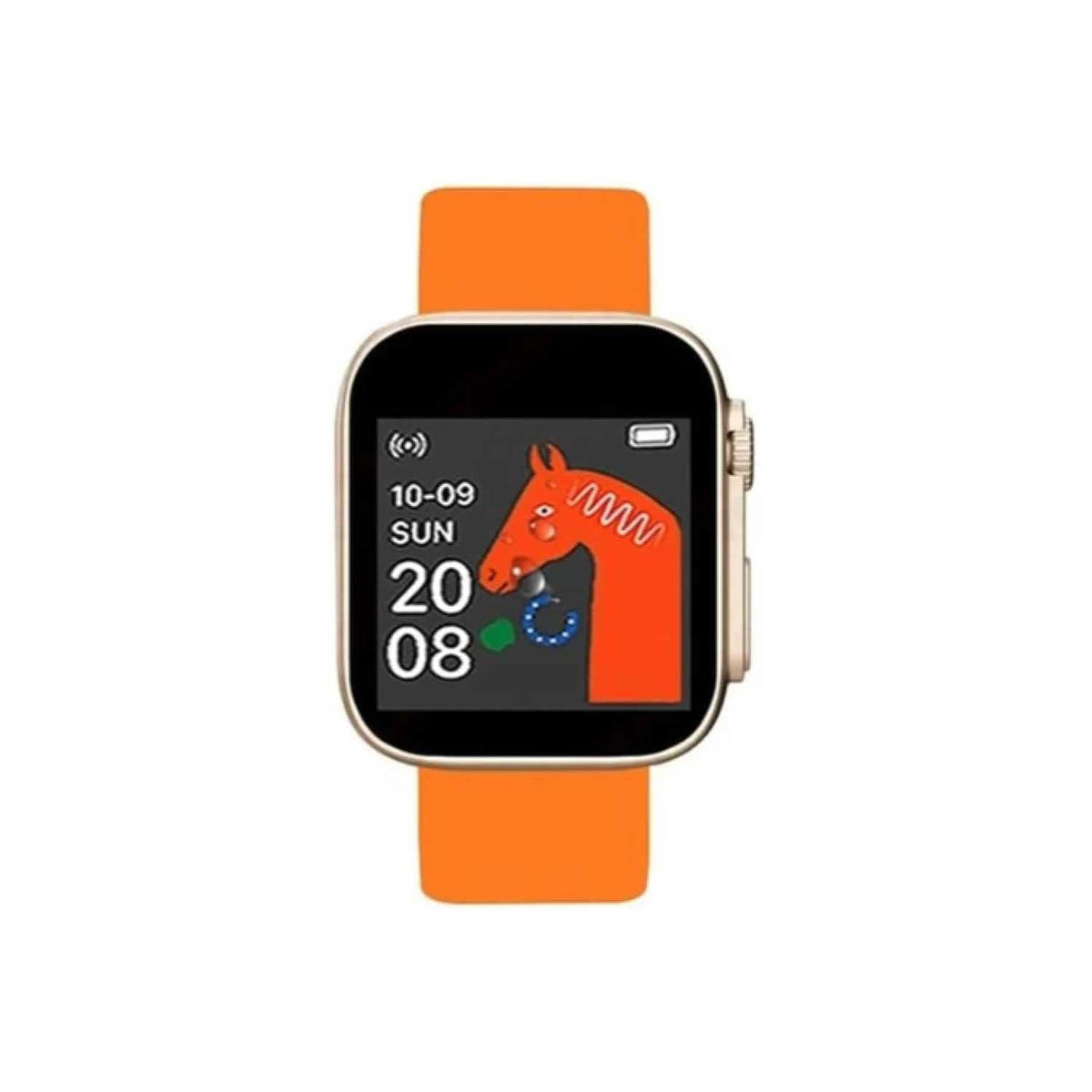 D20 Ultra Smart Watch Heart Rate Blood Pressure Oxygen Reloj Intelligent Smart Bracelet With Fitpro App Orange